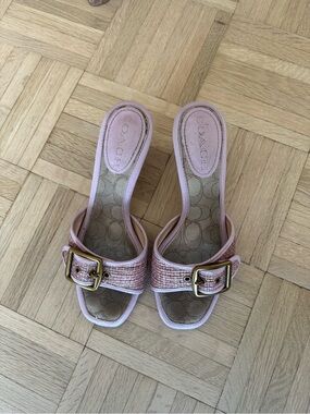 Coach Pink Kitten Heels